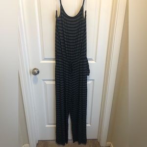 Navy and Grey Jumpsuit